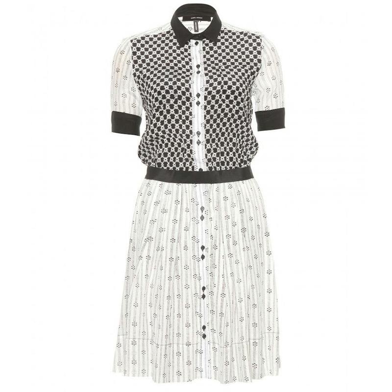 Damen Isabel Marant Kleid Weiß Seide 38