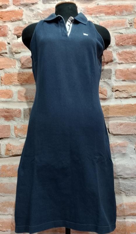 Femme Burberry Robe Blanche Coton M