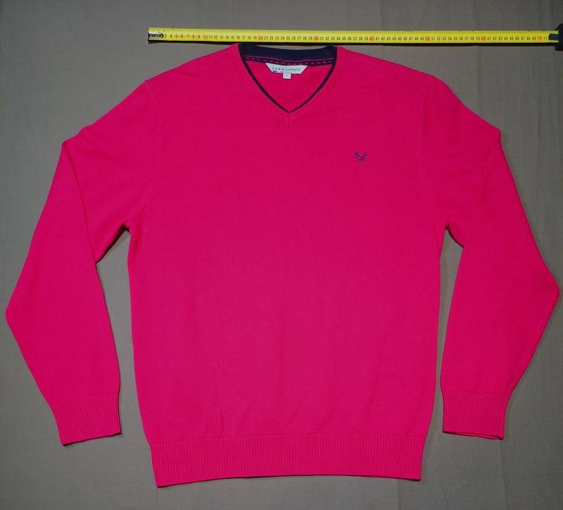 Homme Crew Clothing Pull Fuchsia Coton L