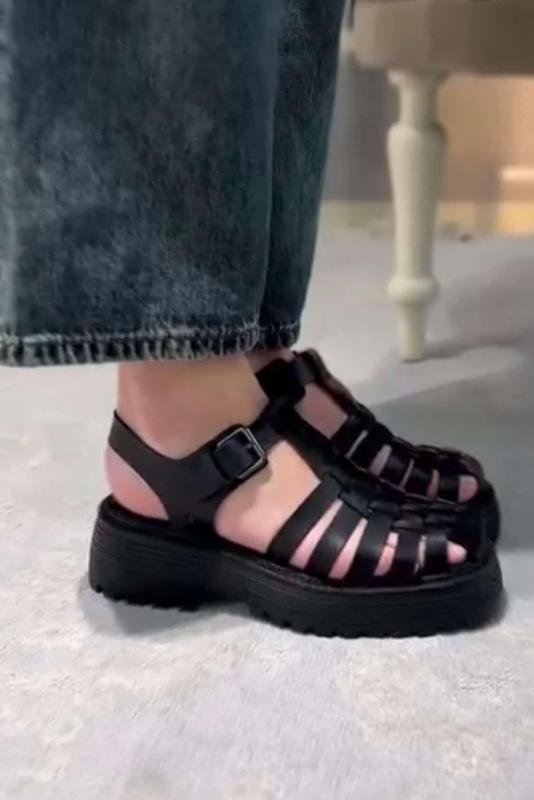 Женские Tosca Blu Босоножки Чёрный Кожа 37