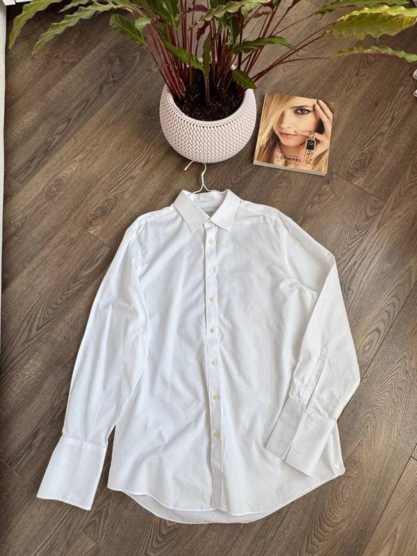 Мужской Charles Tyrwhitt Рубашка Белая Хлопок XL