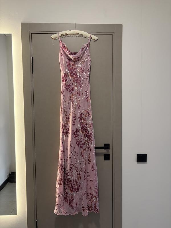 Damen Monsoon Kleid Flieder Viskose 40