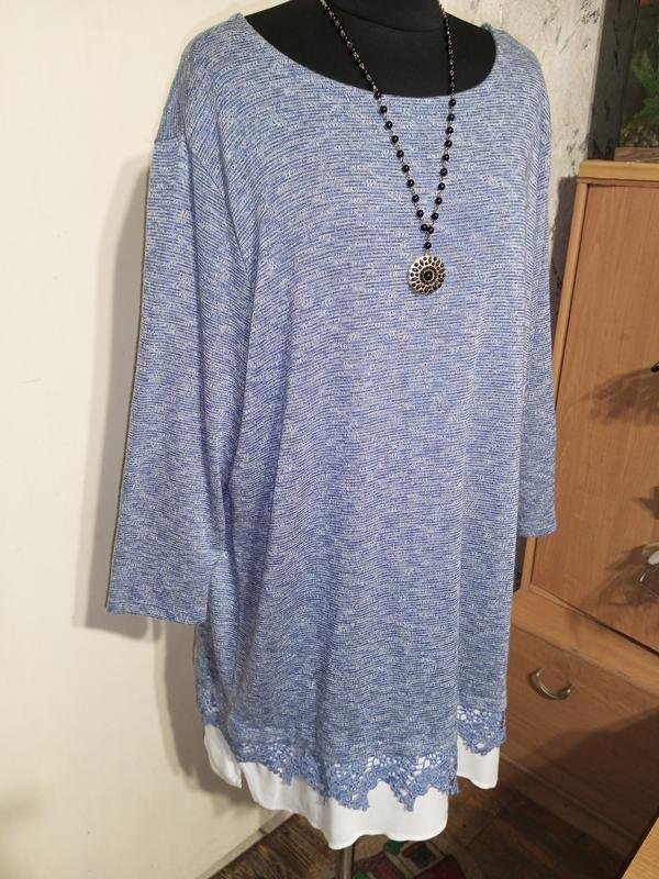 Donna Jessica (C&A) Maglione Blu Viscosa 54-56