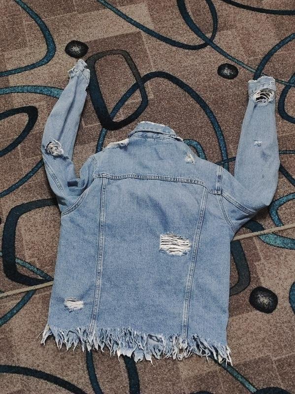 Donna AMISU Giacca Blu Denim XS