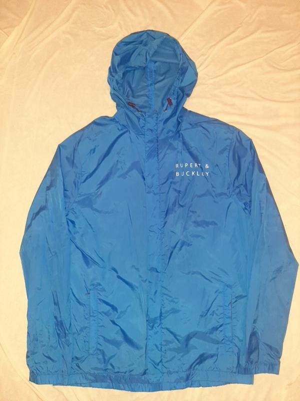 Homme Rupert and Buckley Veste Bleu Marine Nylon L
