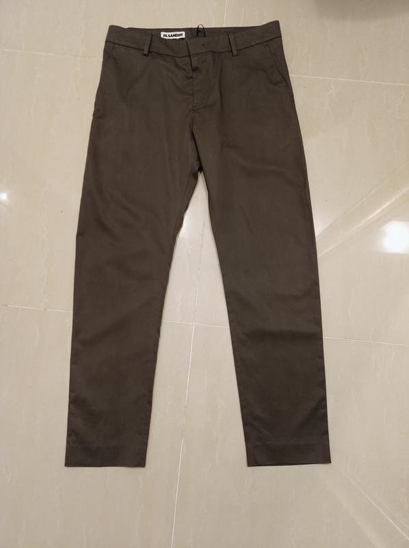 Donna Jil Sander Pantaloni Grigio Cotone 40