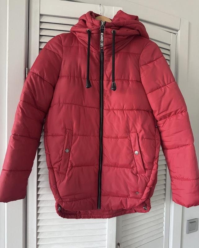 Femme Lee Cooper Veste Rouge XS