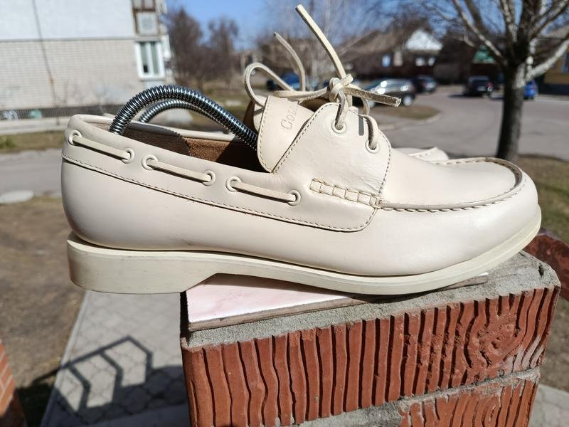 Men Cole Haan Heels Ivory Leather 47