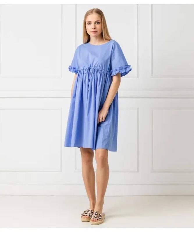 Женский Twin-Set Сукня Голубой Хлопок M