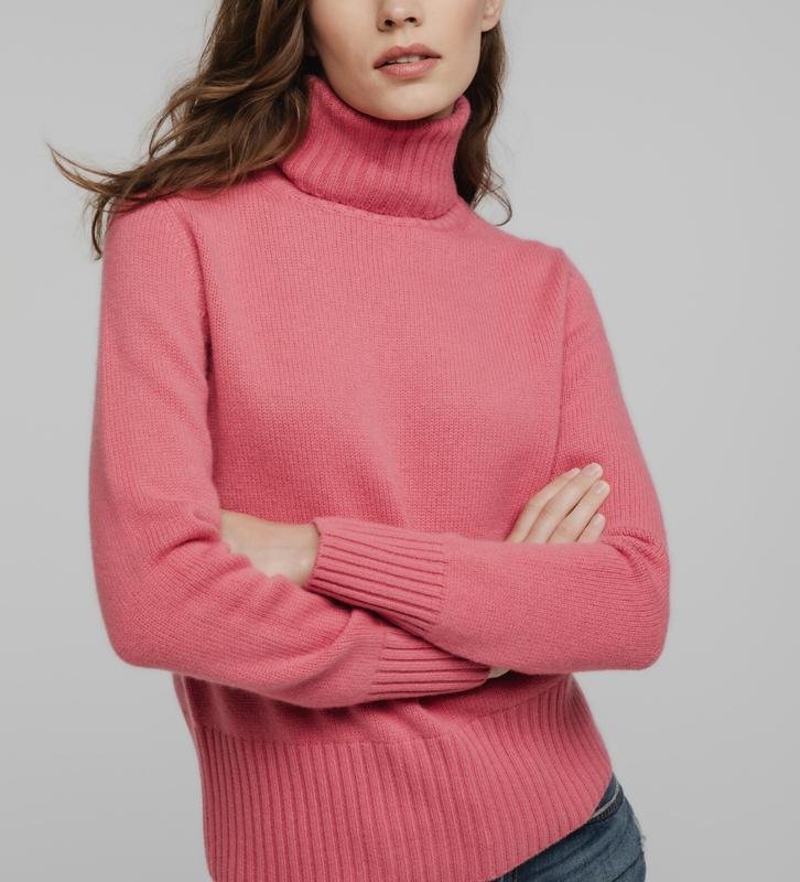 Women Paul Kehl Sweater Raspberry Cashmere M