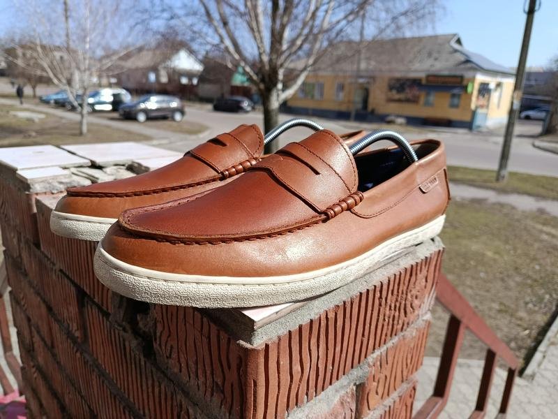 Homme Cole Haan Mocassins Marron Cuir 47