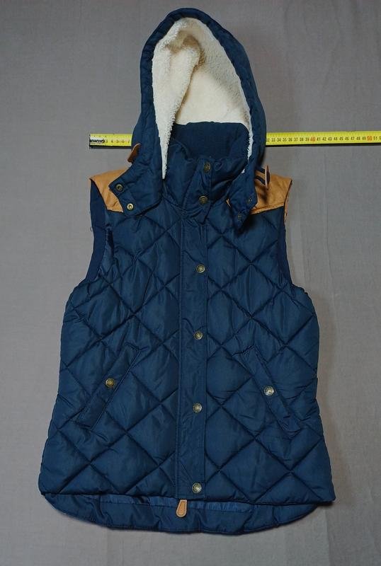 Damen H&M Weste Schwarz Polyester XXS