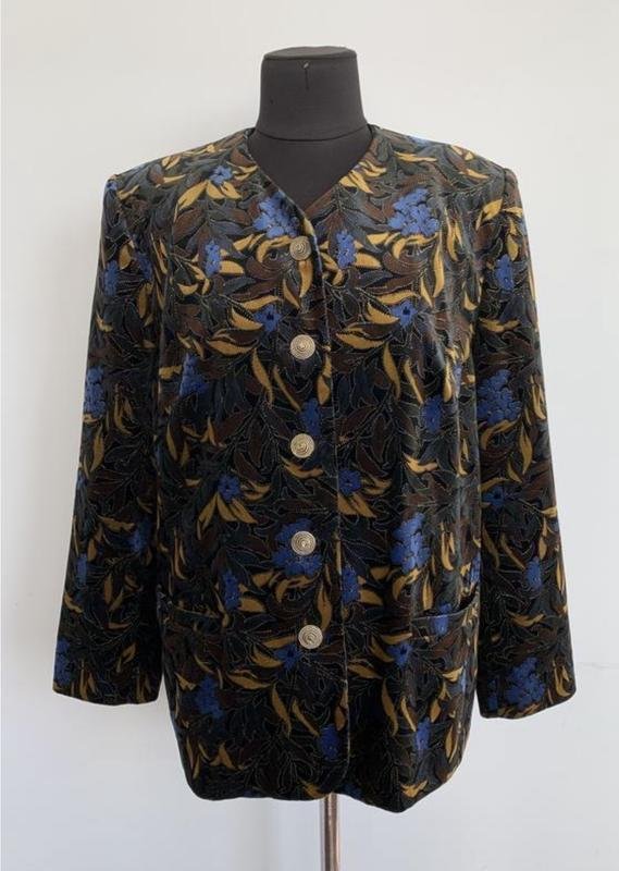 Women Peter Hahn Blazer Black Velvet XXL