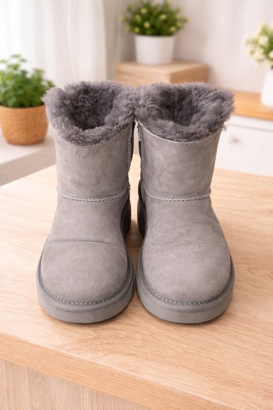 Damen UGG Stiefel Silber 37