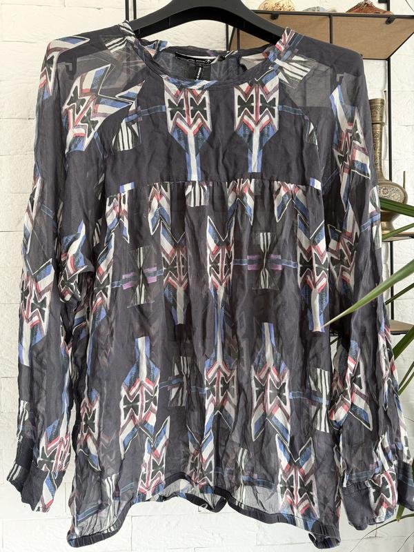 Damen Isabel Marant Bluse Schwarz Seide 36
