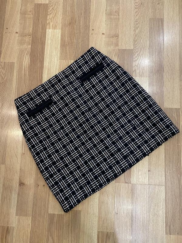 Femme Hobbs Jupe Noir Tweed M