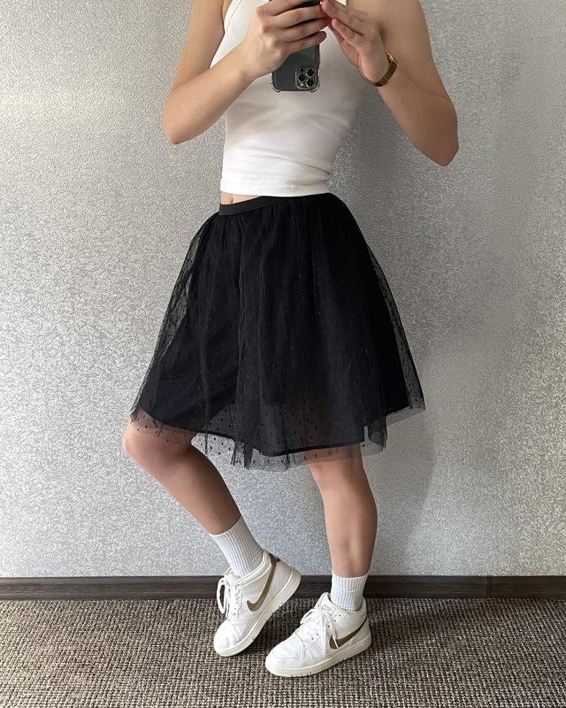 Женская Red Valentino Юбка Чёрный  S