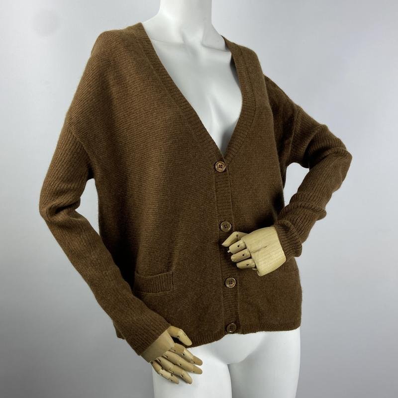 Femme Noname Pull Marron Cachemire S