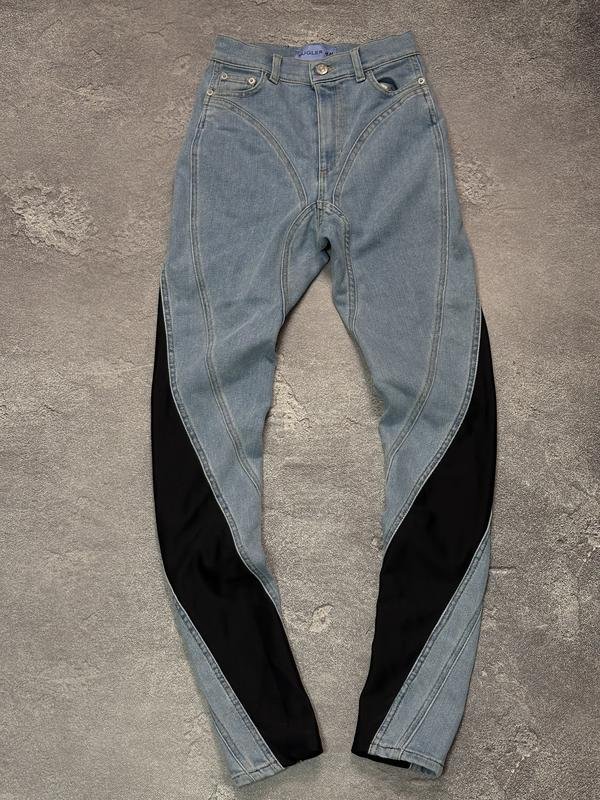 Femme Mugler Jeans Bleu Marine XXS