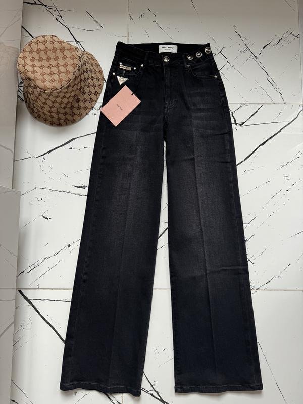 Donna Miu Miu Jeans Nero 27