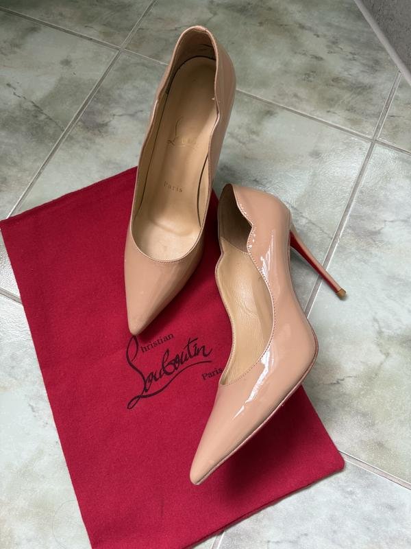 Femme Louboutin Talons Beige 40