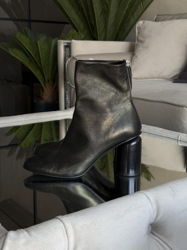Femme Halmanera Bottines Vert Cuir 40