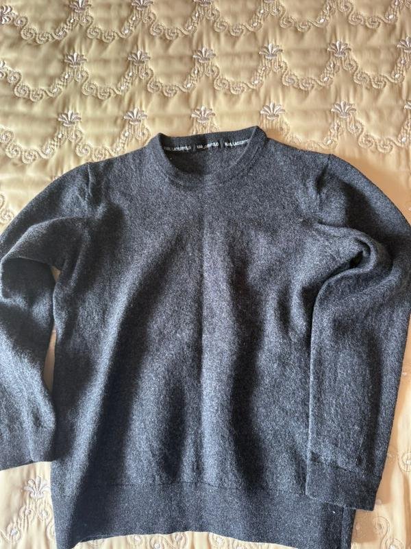 Women Karl Lagerfeld Sweater Grey Wool XS