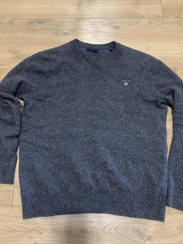 Women Gant Sweater Navy Wool 48