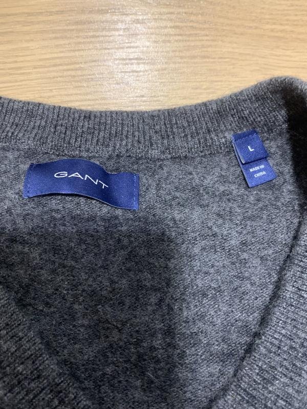 Women Gant Sweater Navy Wool 48