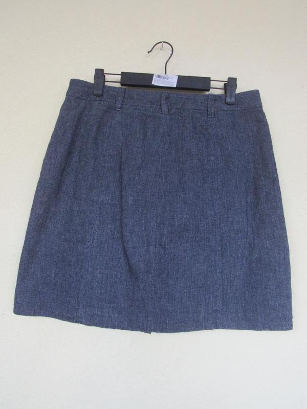 Femme Hobbs Jupe Bleu Marine Coton M-L