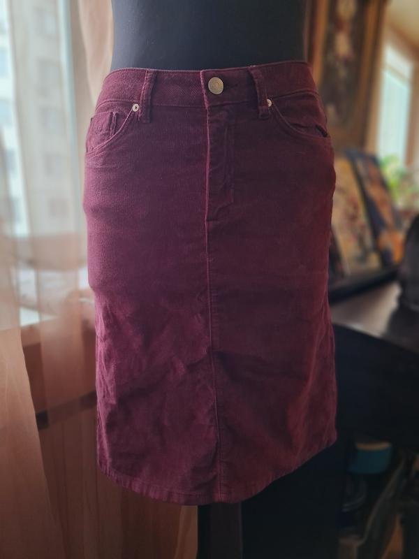 Women Gant Skirt Purple Velvet XS