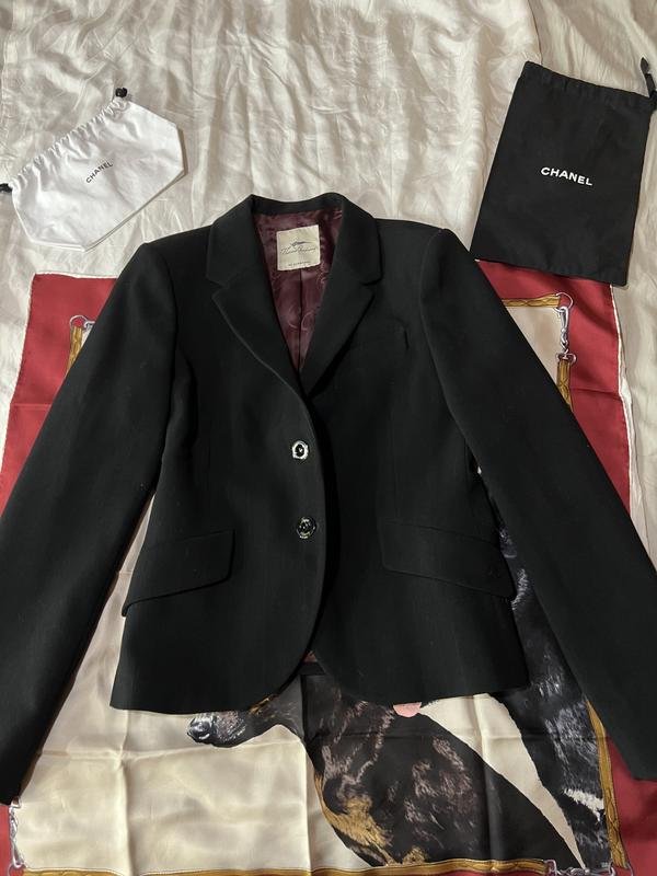 Femme Burberry Blazer Bourgogne Laine M
