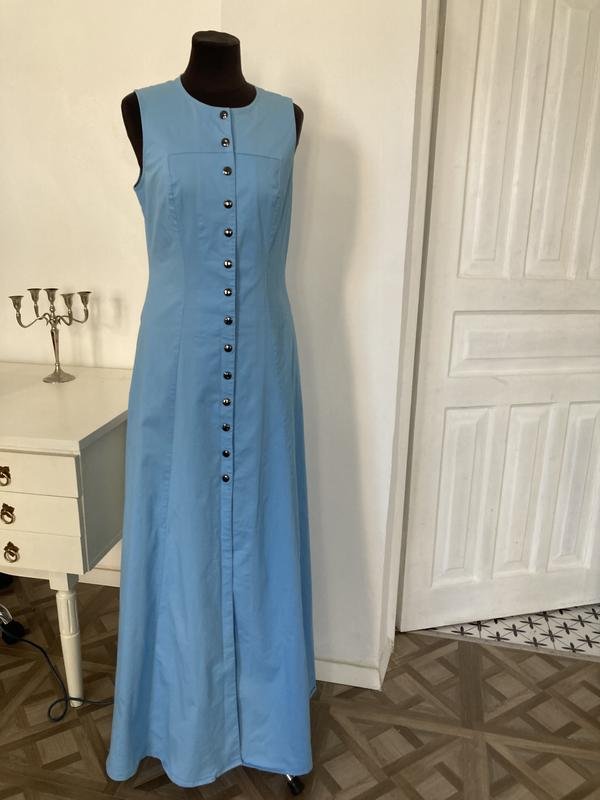Damen Isabel Garcia Kleid Marineblau Baumwolle M