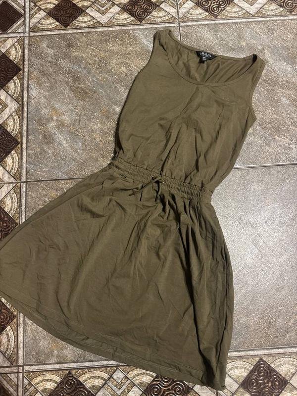 Damen Ralph Lauren Kleid Khaki XXS