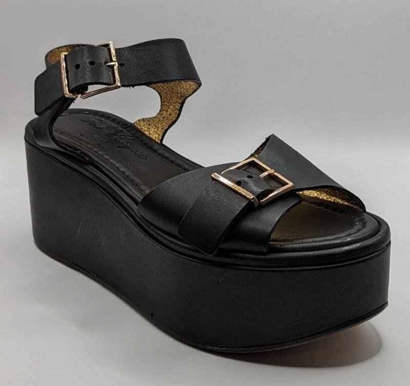 Женские Robert Clergerie Босоножки Чёрный Кожа 38