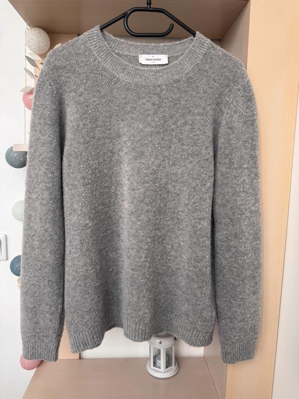 Femme Gran Sasso Pull Gris Laine M