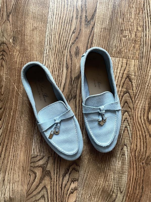 Women Loro Piana Loafers Turquoise 37