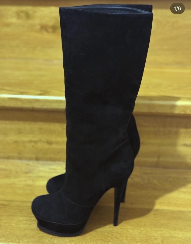Donna Yves Saint Laurent Stivali Nero 37