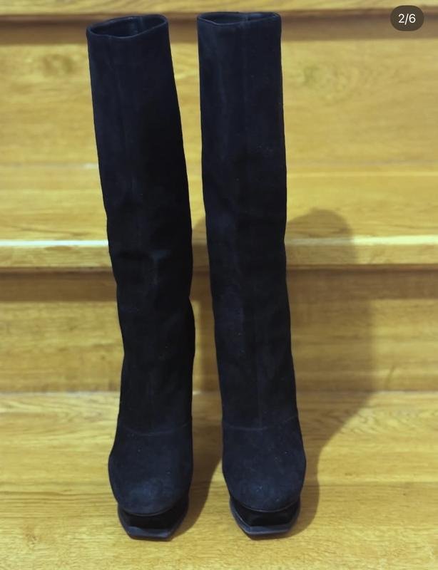 Donna Yves Saint Laurent Stivali Nero 37