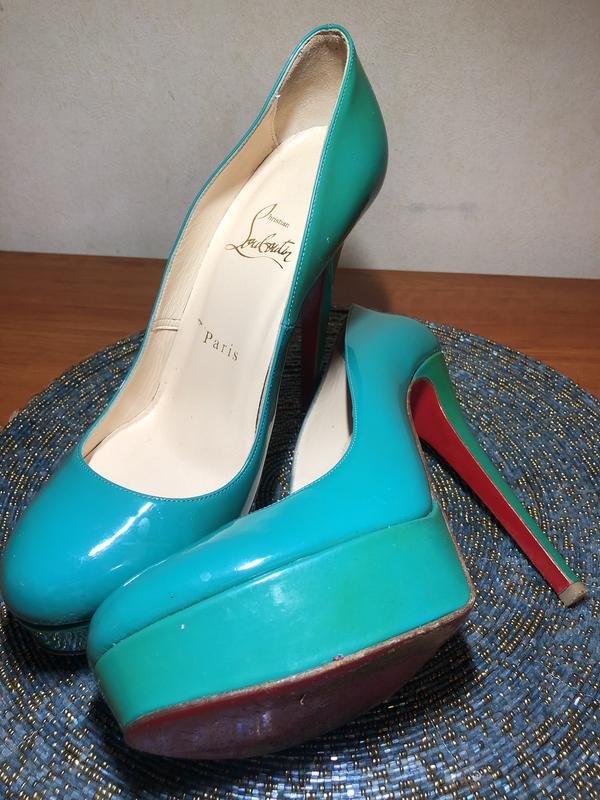 Женские Christian Louboutin Туфли Бирюзовые 37