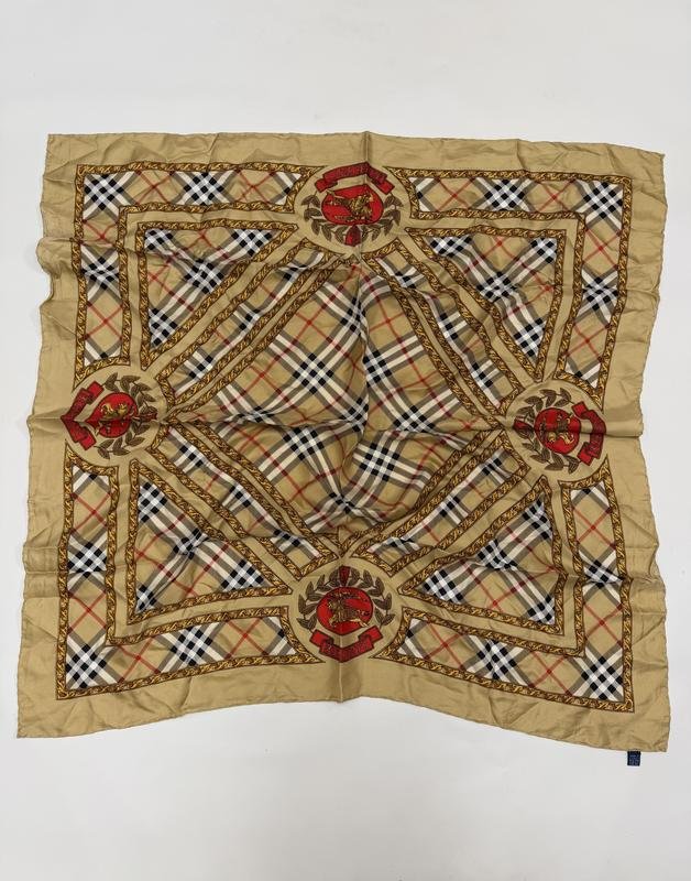 Женский Burberry Платок Разноцветный Шелк