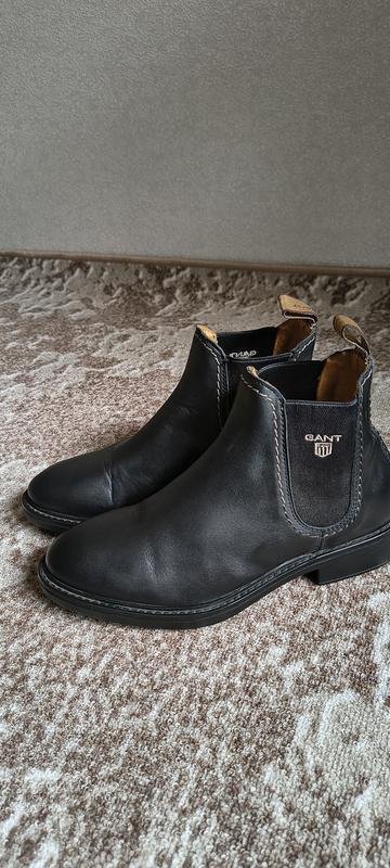 Women Gant Boots Black Leather 36