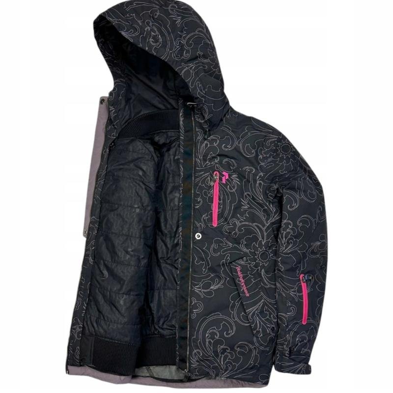 Damen Peak Performance Jacke Schwarz 2-in-1 S