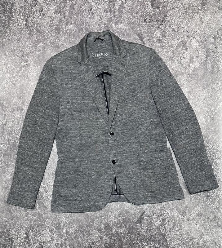 Мужской Circolo 1901 Пиджак Серый Лен 52