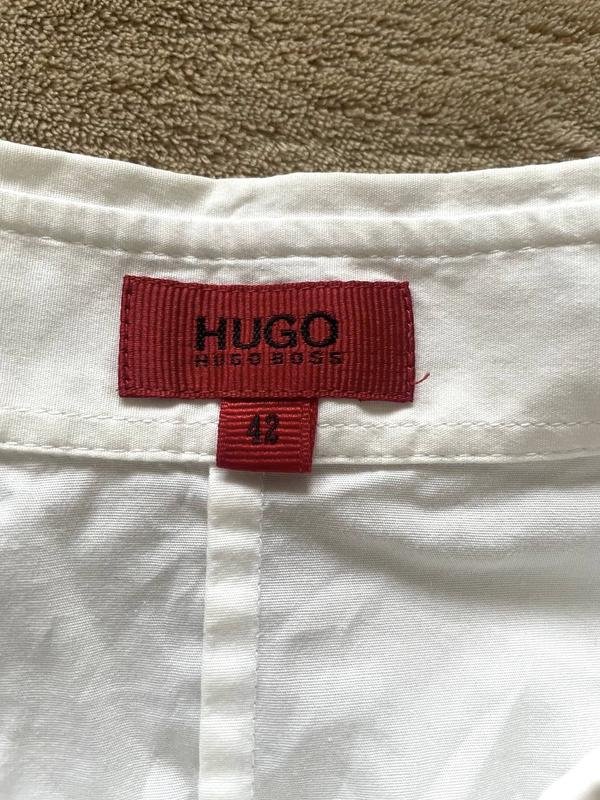 Женская Hugo Boss Сорочка Белая Хлопок XL