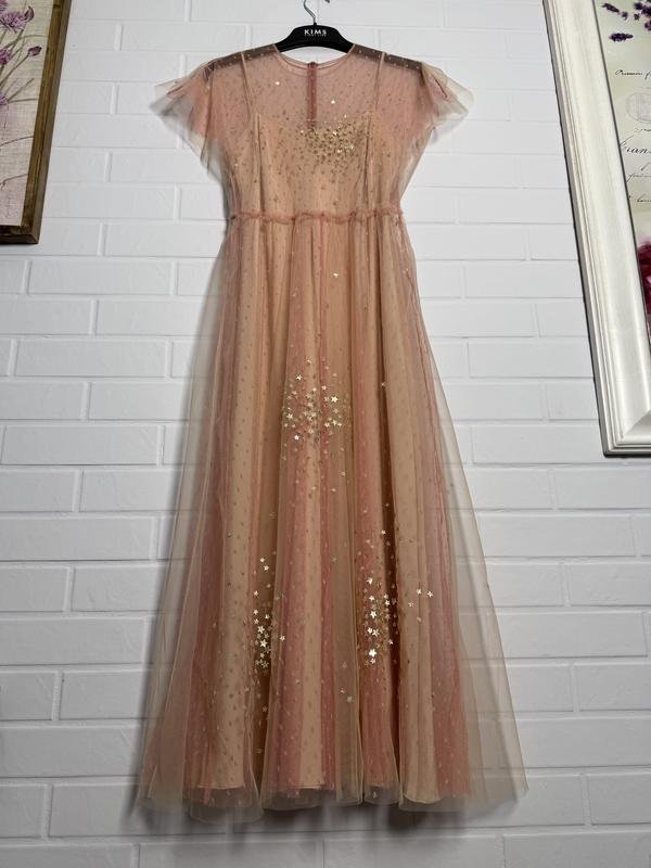 Женский Red Valentino Платье Бежевый Полиэстер ХS