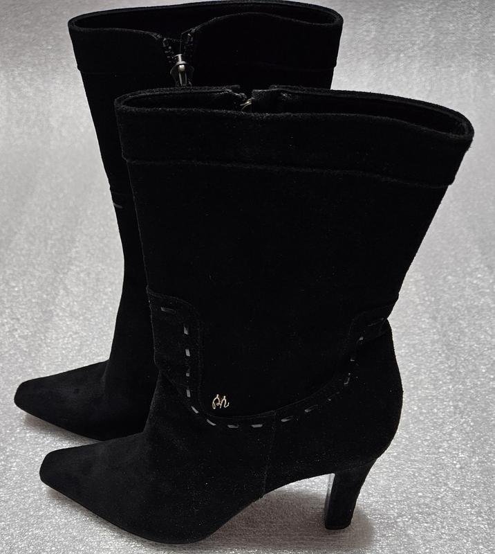 Женские Roberto Botticelli Сапоги Чёрные Замша 39