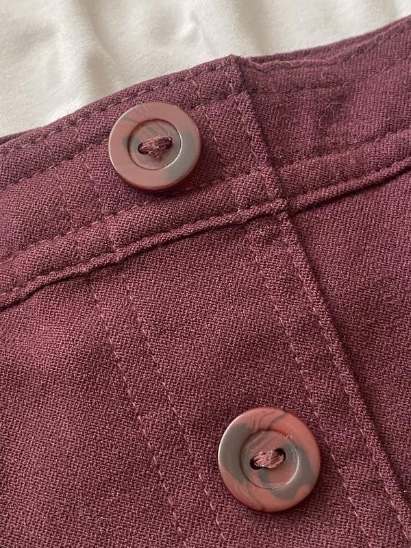 Damen Peter Hahn Rock Burgunder Wolle 40