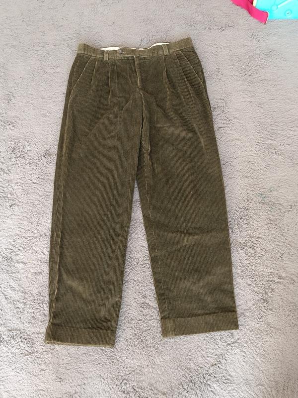 Men Roy Robson Trousers Khaki Corduroy 48