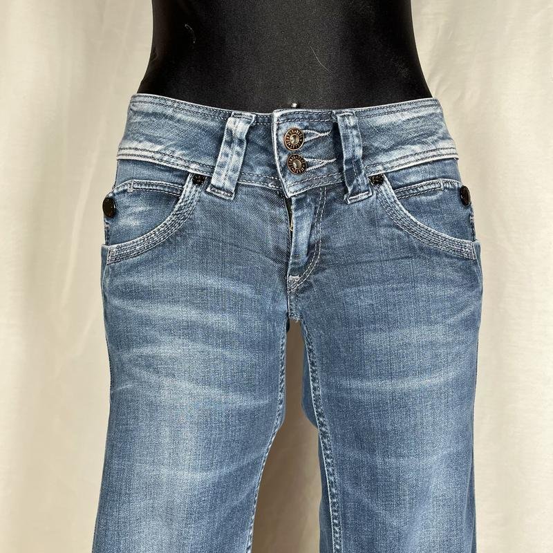 Женские Pepe Jeans Джинсы Синий Хлопок 25